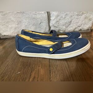 LL Bean Sunwashed Canvas Mary Janes